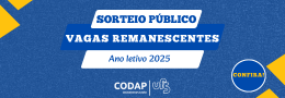 Sorteio Público de Vagas Remanescentes do ano letivo 2025