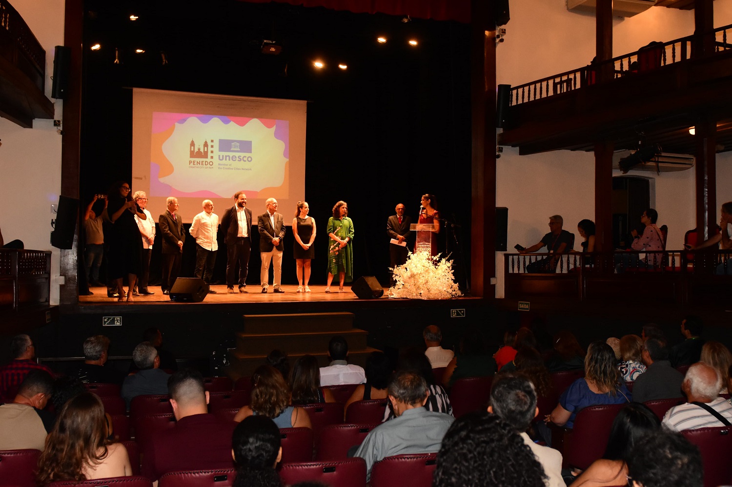 Abertura da FliPenedo (Foto: Prefeitura de Penedo)